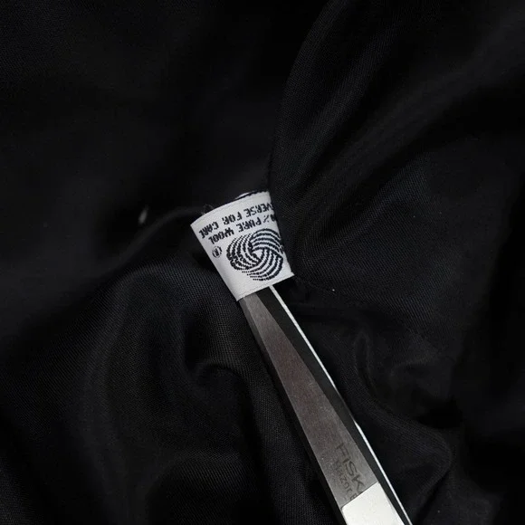 VTG Jones New York Heathered Melton Wool Coat Womens 44 Gray Minimalist Made USA - Picture 6 of 13